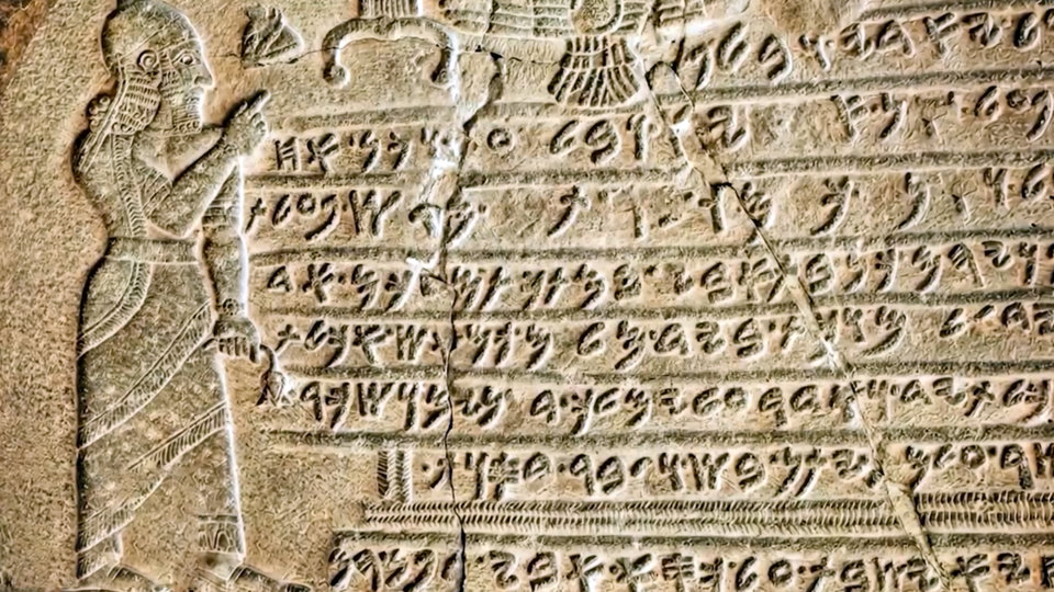 Саркофаг Ахирама с финикийской надписью